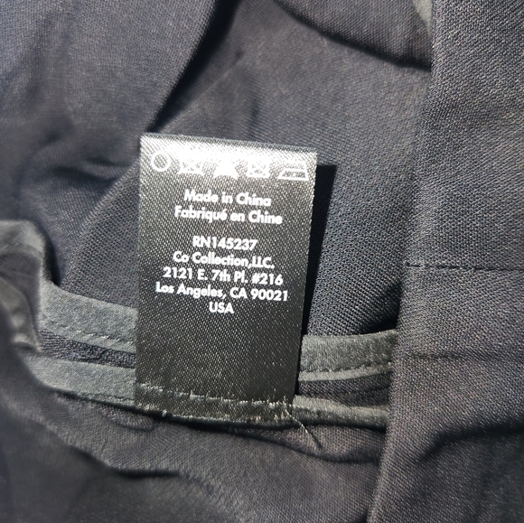 Nwot co collection womens black viscose blend bootcut Dress pants size XS - Picture 5 of 6